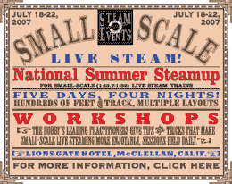 Link to the National Summer Steamup Home Page